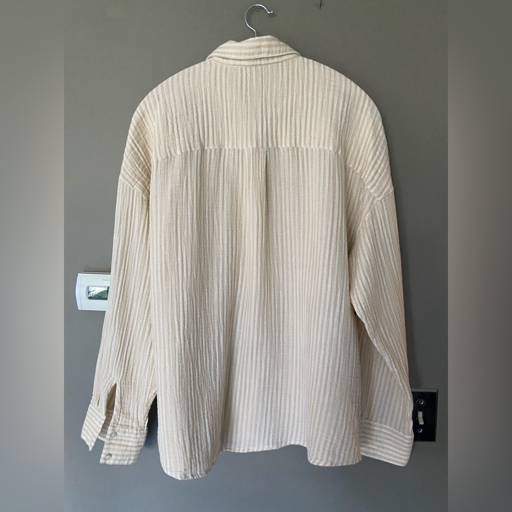 FAVORITE DAUGHTER Matching Set Ex Boyfriend Shirt & The Beach Walk Pant Size L - Picture 14 of 16